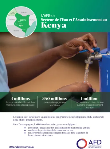 L'AFD et le secteur de l'eau et l'assainissement au Kenya