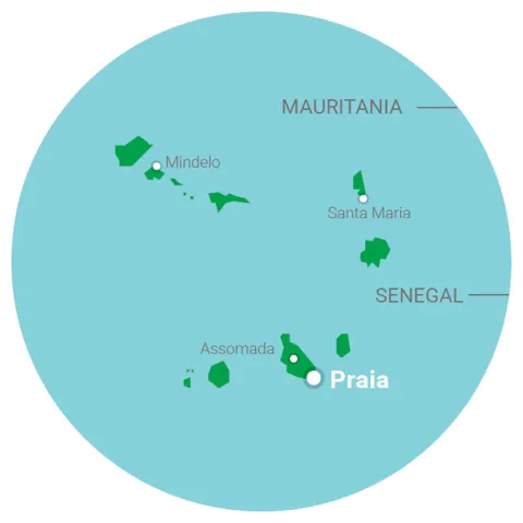 map Cabo Verde